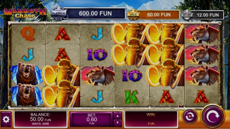 Играть Mammoth Chase от Kalamba в казино 1Win