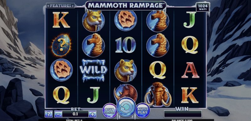 Mammoth Rampage Spinomenal в казино 1Win (1Вин) Mammoth Rampage Spinomenal в казино 1Win (1Вин)