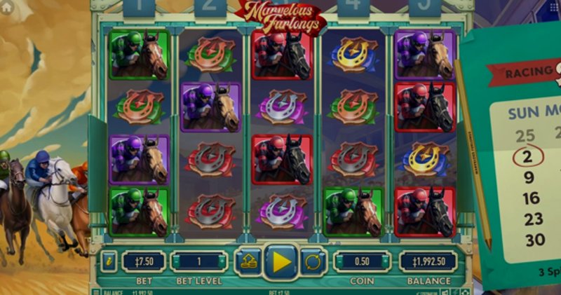 Играть Marvelous Furlongs от Habanero в казино 1Win