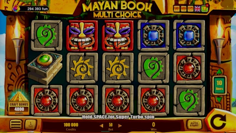 Играть Mayan Book от Belatra в казино 1Win