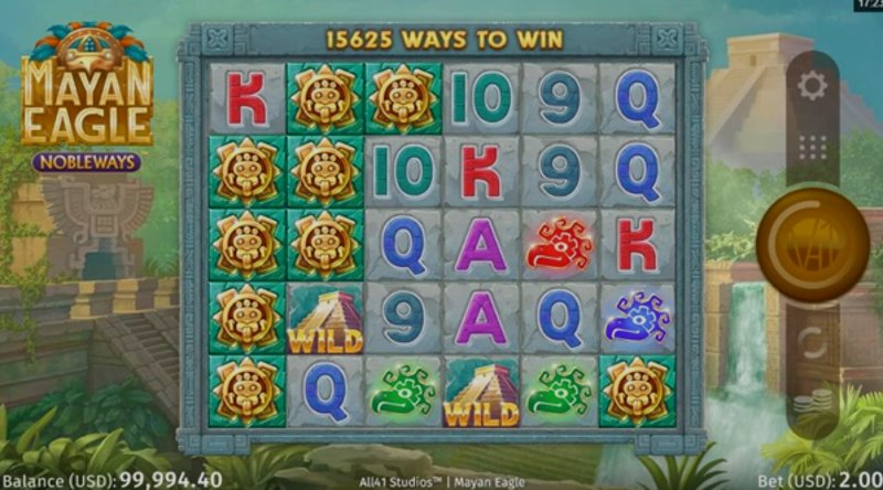 Играть Mayan Eagle от Microgaming в казино 1Win