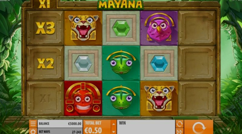 Играть Mayana от Quickspin в казино 1Win