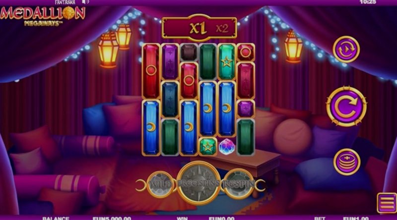 Играть Medallion Megaways от Fantasma в казино 1Win