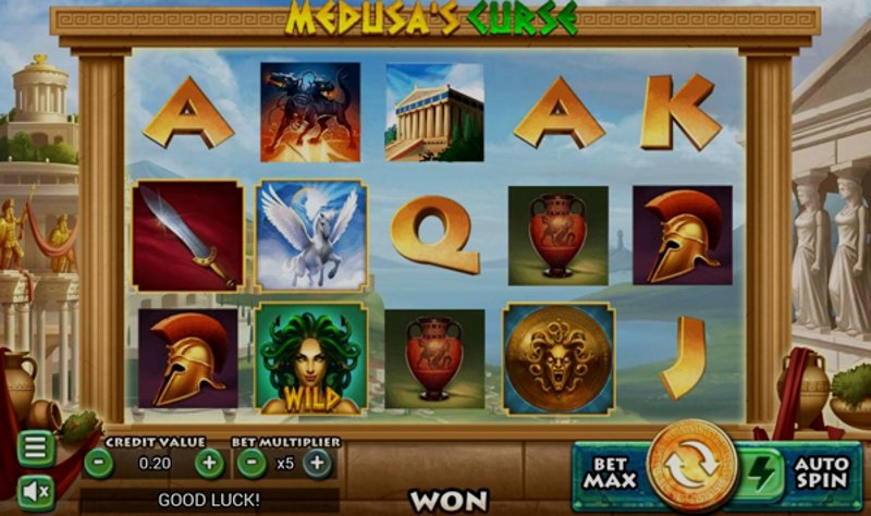 Играть Medusas Curse от Swintt в казино 1Win