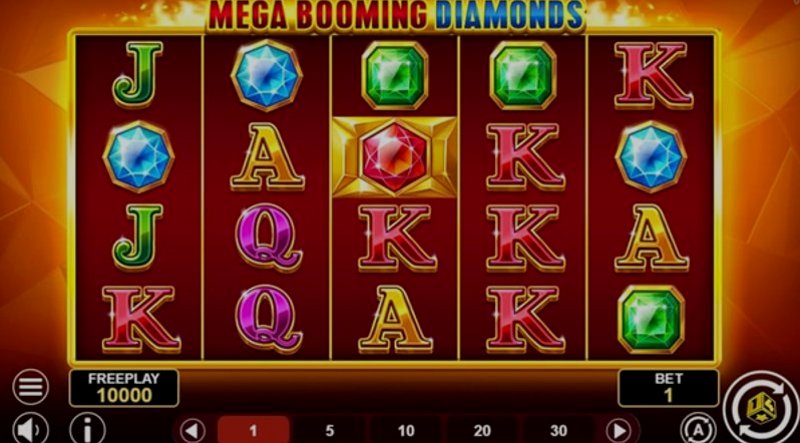Играть Mega Booming Diamonds от 1spin4win в казино 1Win
