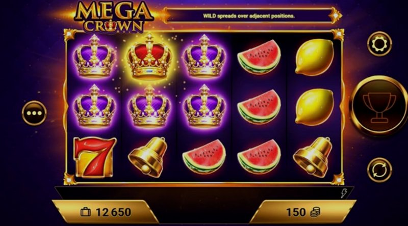 Играть Mega Crown от Amigogaming в казино 1Win