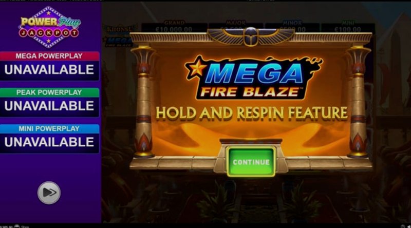 Играть Mega Fire Blaze: Khonsu God of Moon Powerplay Jackpot от Playtech в казино 1Win