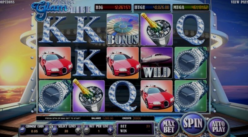 Играть Mega Glam Life от Betsoft в казино 1Win