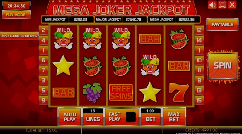 Играть Joker Jackpot от Electric Elephant в казино 1Win