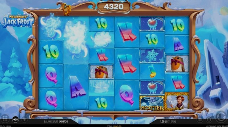 Играть Megaways Jack Frost от Iron Dog Studios в казино 1Win