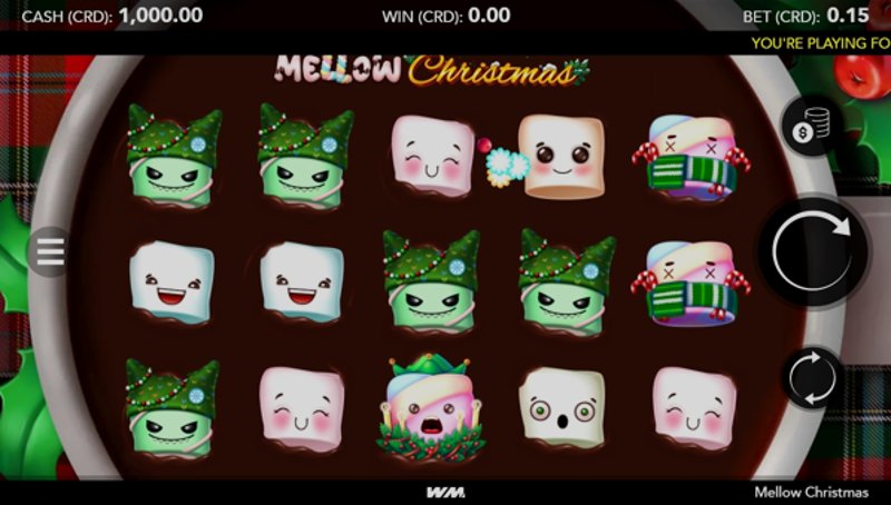 Играть Mellow Christmas от Worldmatch в казино 1Win