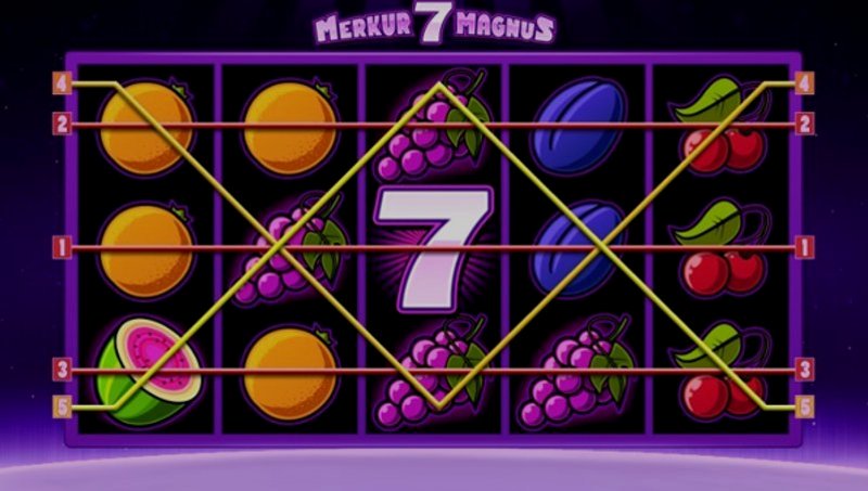 Играть Merkur Magnus 7 от Edict в казино 1Win