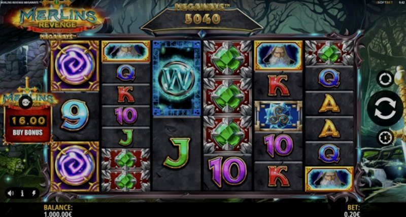 Играть Merlins Revenge Megaways от Isoftbet в казино 1Win