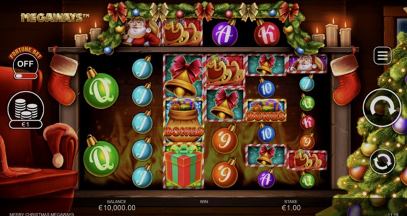 Играть Christmas Megaways от Iron Dog Studios в казино 1Win