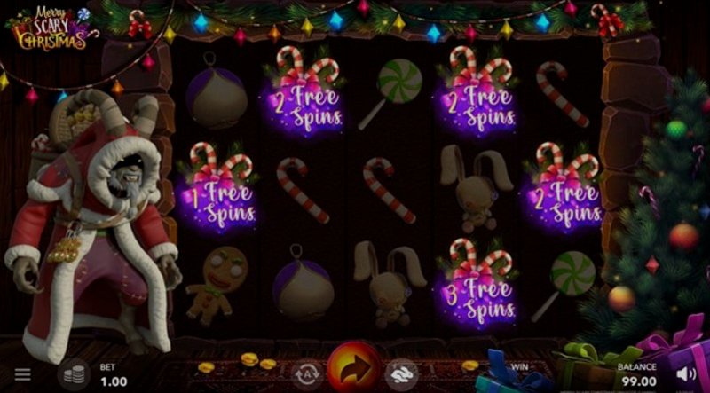 Играть Merry Scary Christmas от Mascot Gaming в казино 1Win