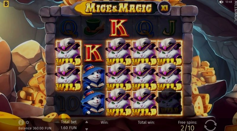 Играть Mice & Magic Wonder Spin от Bgaming в казино 1Win