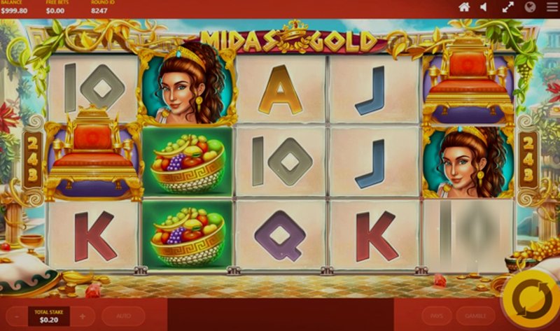 Играть Midas Gold от Red Tiger в казино 1Win