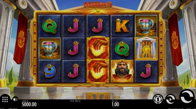 Играть Midas Golden Touch от Thunderkick в казино 1Win