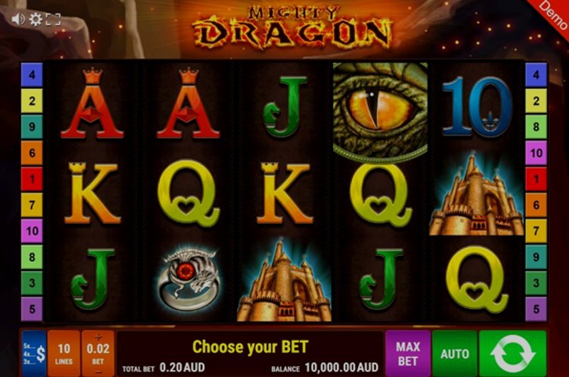 Играть Mighty Dragon от Gamomat в казино 1Win