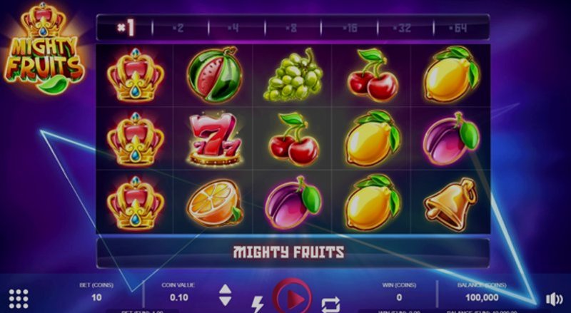 Играть Mighty Fruits от Spearhead в казино 1Win