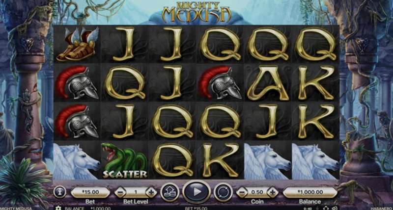 Играть Mighty Medusa от Habanero в казино 1Win