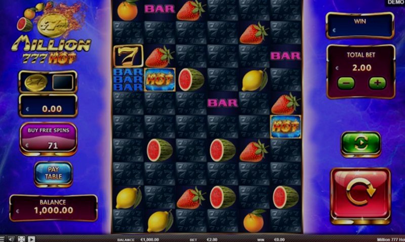 Играть MILLION 777 от Red Rake в казино 1Win