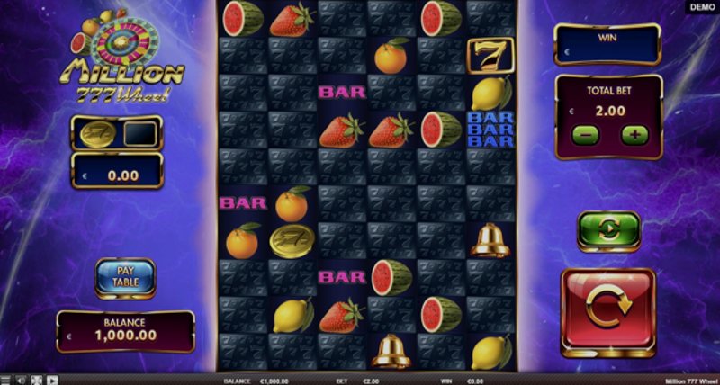 Играть Million 777 Wheel от Red Rake в казино 1Win