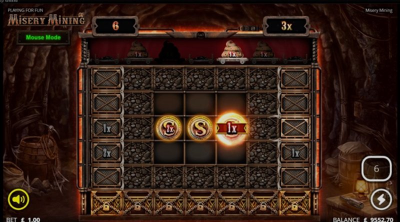 Играть Misery Mining от No Limit City в казино 1Win