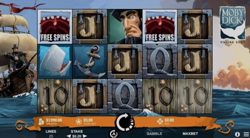 Играть Moby Dick от Games Global в казино 1Win
