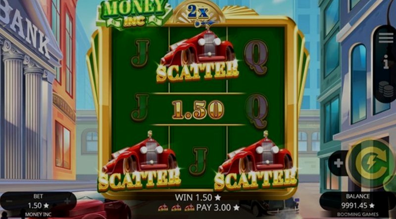 Играть Money Inc от Booming в казино 1Win