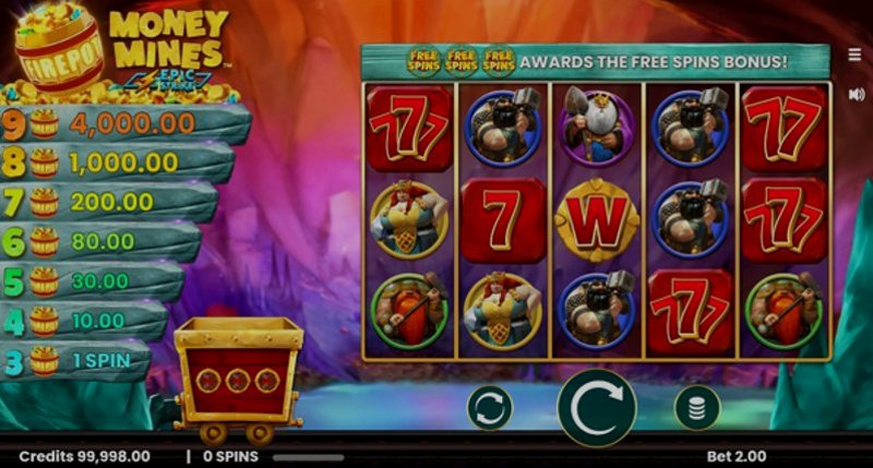 Играть Money Mines от Games Global в казино 1Win