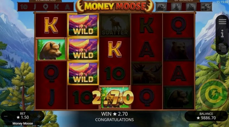 Играть Money Moose от Booming в казино 1Win