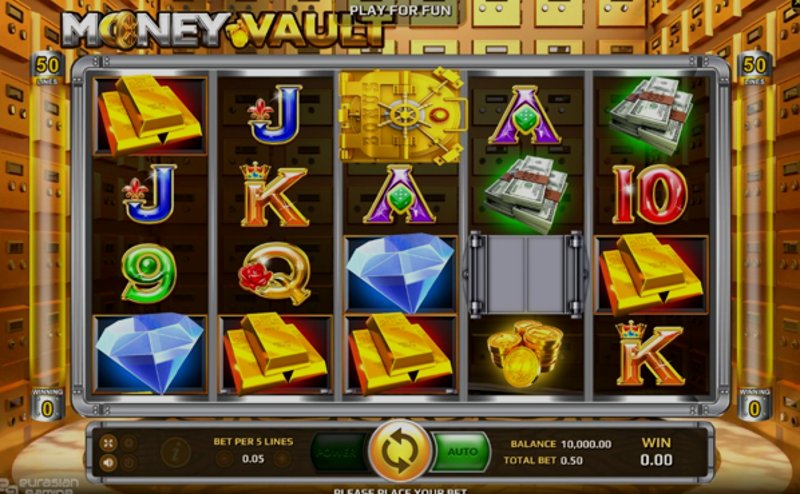 Играть Money Vault от Eurasian Gaming в казино 1Win