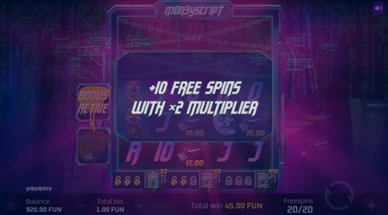 Играть Moneyscript от Popiplay в казино 1Win