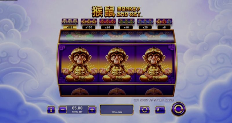 Играть Monkey and Rat от Playtech в казино 1Win