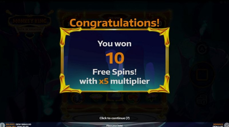 Играть Monkey King: Path of Treasure от Mancala Gaming в казино 1Win