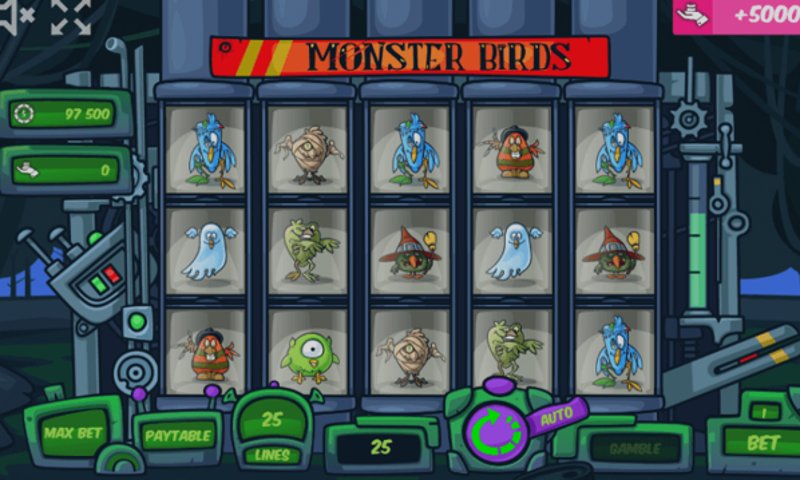 Играть Monster Birds от Mrslotty в казино 1Win