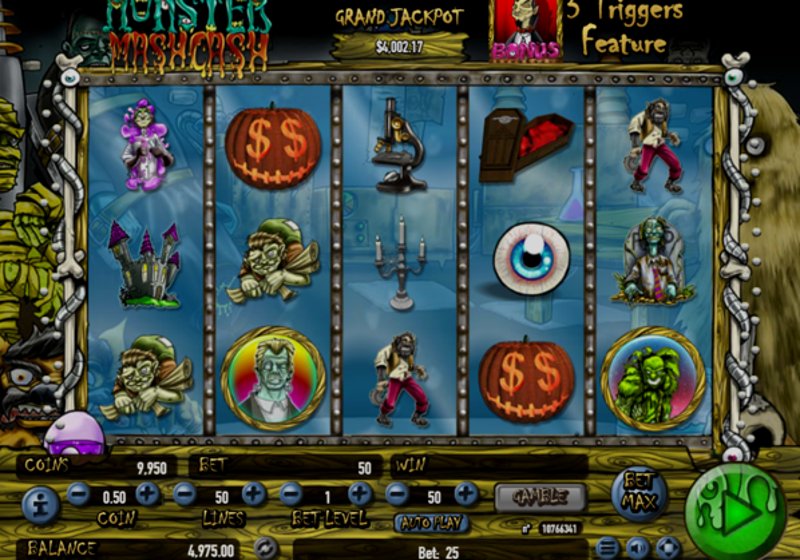 Играть Monster Mash Cash от Habanero в казино 1Win