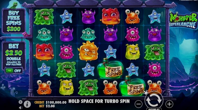 Играть Monster Superlanche от Pragmatic в казино 1Win