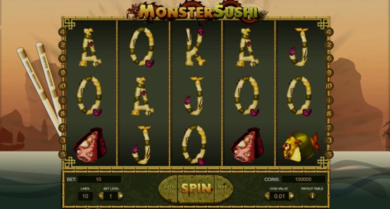 Играть Monster Sushi от Thunderspin в казино 1Win