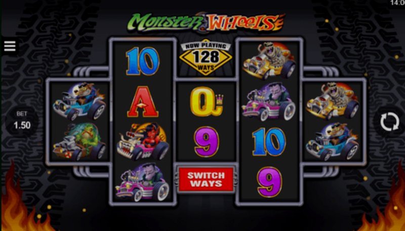 Играть Monster Wheels от Microgaming в казино 1Win