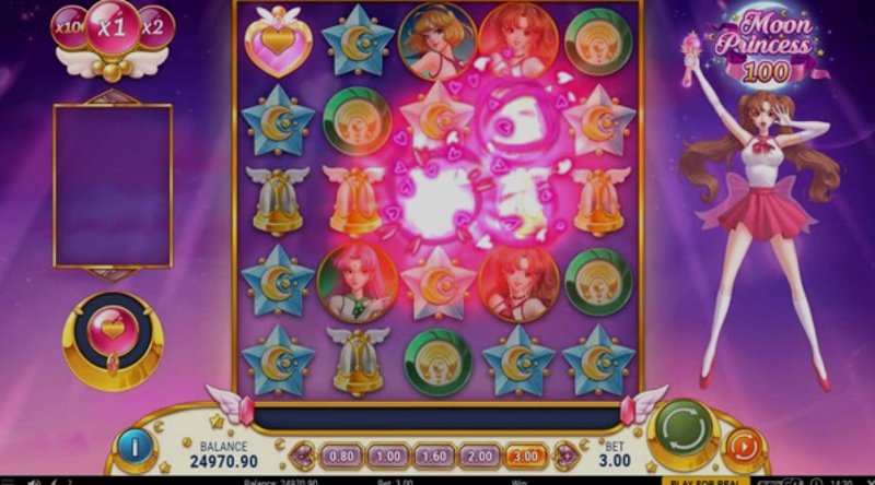 Играть Moon Princess 100 от Playn Go в казино 1Win