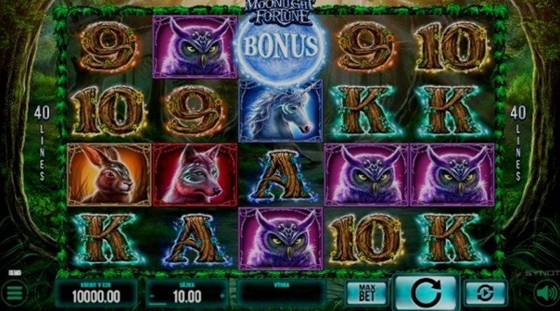 Играть Moonlight Fortune от Synot в казино 1Win