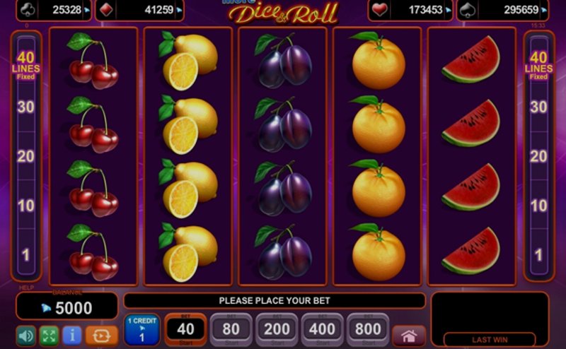 Играть Dice and Roll от Amusnet в казино 1Win