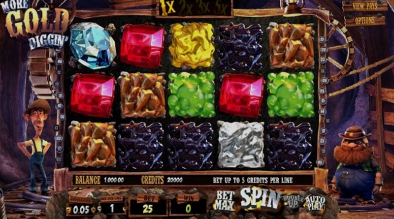Играть More Gold Diggin от Betsoft в казино 1Win