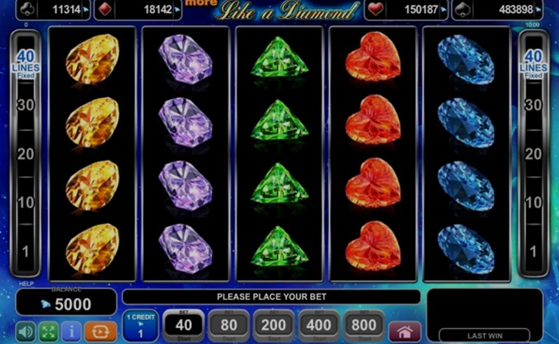 Играть More Like a Diamond от Amusnet Interactive в казино 1Win