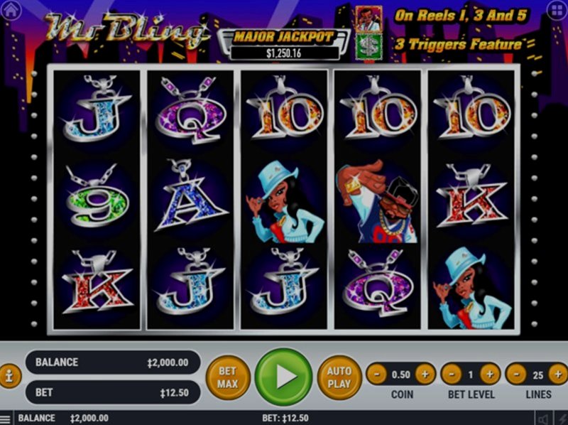 Играть Mr Bling от Habanero в казино 1Win