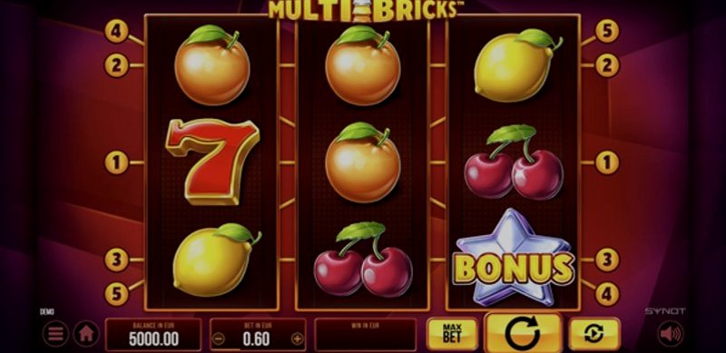 Играть Multi Bricks от Synot в казино 1Win