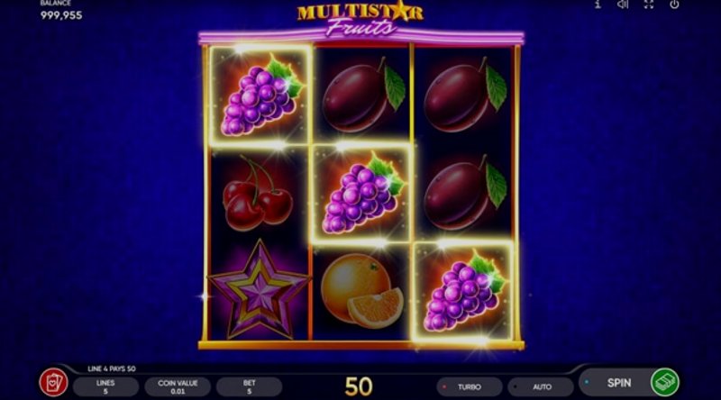 Играть Multistar Fruits от Endorphina в казино 1Win