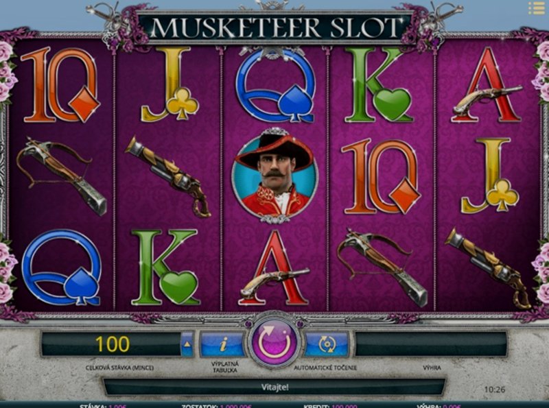 Играть Musketeer Slot от Isoftbet в казино 1Win
